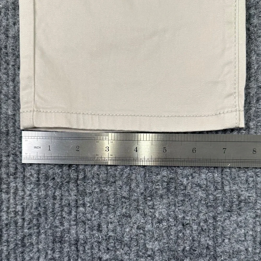 NWT Lucky Brand 410 Athletic Straight Pants Mens 32x30 Moon Beige Cotton Stretch